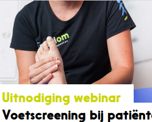 Webinar Voetscreening bij patiënten met een verhoogd risico op voetcomplicaties (RondOm)